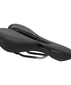 Selle Royal Respiro-Stracciatella Loisir Gel Confort Max Moderate Avec Protection Laterale et Elastomere Noir 277X182Mm 535G
