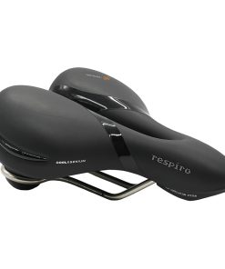 Selle Royal Respiro-Stracciatella Loisir Gel Confort Max Relaxed Avec Protection Laterale et Elastomere Noir 256X227Mm 771G