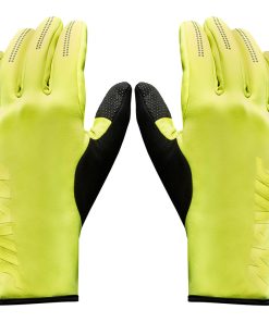 Gants Velo Long Mavic Essential Thermo Noir-Jaune Reflechissant Xl (Paire Sur Carte) Sans Velcro