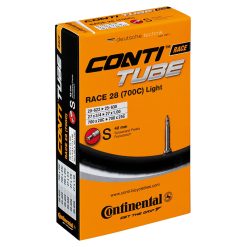 Chambre à Air Velo 700 x 20-25 Continental Racelight Valve Presta Obus Demontable 42 Mm (Offre Speciale)