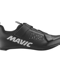 Chaussure Route Mavic Aksium Strap Noir 40 Serrage Velcro Fixation 3 Points Compatible Look-Shimano (Paire)