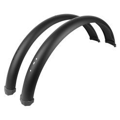 Garde Boue Pour Vae - E-Bike Leader Fox Arriere Noir Pour Tricycle 24" (Vendu à La Paire)