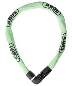 Antivol Velo Articule à Combinaison - Code Abus Tresor 6807 Diam 7 Mm L 110 Cm Vert Sauge Pene 360° - Niveau Securite 7