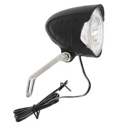 Eclairage Velo à Dynamo Avant Sur Fourche XBIKE City Led 30 Lux On-Off (80Mm) Noir