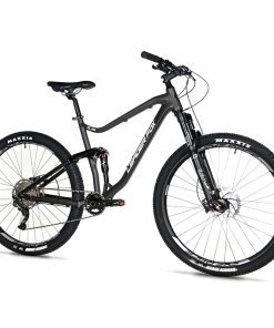 Velo Musculaire Vtt 29 Leader Fox Trion 2025 Tout Suspendu Noir Mat 10V Cadre 21,5 Pouces (H55Cm - Xl - Pour Adulte de 185Cm À Plus)