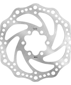 Disque de Frein Trottinette 6 Trous Diam 140 Mm Argent -Selection XBIKE-