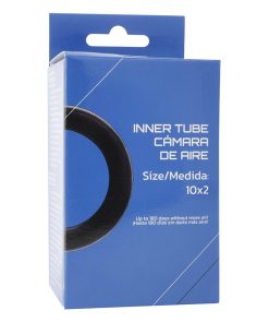 Chambre à Air Trottinette 10 x 2.00 Valve Standard Coudee 90°(90° Exterieur)