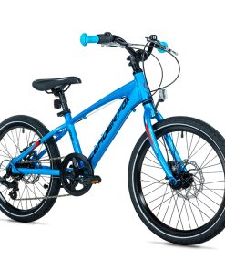 Vélo Musculaire VTT 20 Leader Fox Gamp 2026 Garçon Bleu 6 V (Taille Enfant 120 à 135 cm)