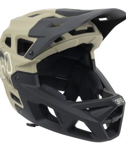 Casque Velo Type Descente Integral Integra Sport 360 Vert Militaire Taille L (59-61Cm) (Vendu En Boite) - Homologue Ce En-1078