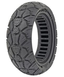 Pneu Trottinette Plein 10 x 3.00-255X80 (80-65-6) Noir -Largeur Interieure 46 Mm