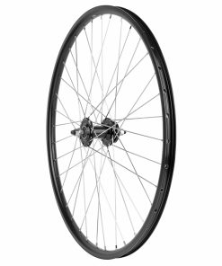 Roue Vtt Disque 26" Avant Noir Double Paroi Moyeu Alu Axe Plein Disque 6 Trous 36 Rayons