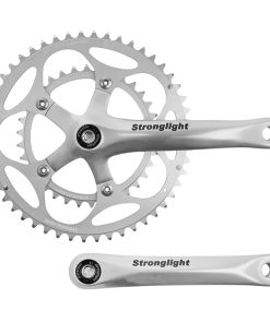 Pedalier Route Stronglight 9-10V. Impact Argent 170Mm 50-34 Compatible 9-10V. (Axe Carre 107Mm)