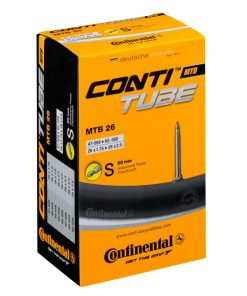 Chambre a Air Velo 26 X 1.75-2.50 Continental Valve Presta Obus Demontable 52mm