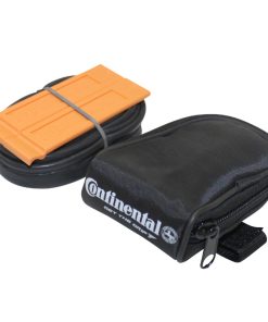 Sacoche de Selle Velo Continental Route Avec Chambre a Air 700C Presta + 2 Demontes Pneus Course