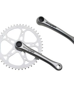 Pedalier City Stronglight Sl55 Alu Argent 170mm 46D. Chaine 2.38 (Axe Carre 115mm)