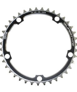 Plateau Route 5 Branches D.135 Miche 39 Dents Interieur Pour Campagnolo Alu Noir Alu (Axe Carre) 9-10V.