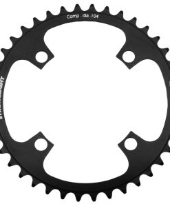 Plateau VTT 4 Branches D.104 Stronglight Mono 40 Dents Noir Alu 7075 - Epaisseur 3.5mm 8-9V.