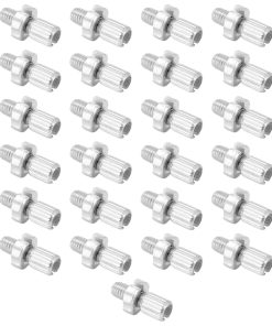 Vis Creuse Tendeur de Cable Velo M 7 L10 mm Fendue Alu (Sachet de 25 Pieces)