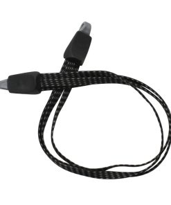 Sandow - Tendeur Velo Plat Double Fil Avec Crochets 580mm Noir-Gris (Vendu A L Unite)