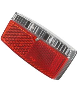 Eclairage Velo A Dynamo Arriere Sur Porte-Bagage Gravity 2 Leds Noir (Entraxe 50 et 80mm)