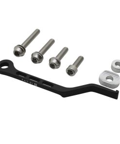 Anti-Saut de Chaine Velo Gravity Patte Anti-Deraillement Pour Pedalier 53-39-50-34 Alu Noir