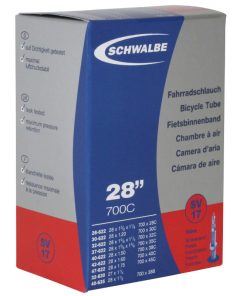 Chambre a Air Velo 700 X 28-45 - 27X1 1-4 Schwalbe Valve Presta Obus Demontable 40mm Tout Alu (Sv17)