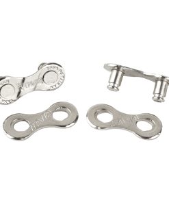 Connecteur de Chaine Velo 9V. Newton Argent (Attache Rapide) (Blister de 2 Pieces)