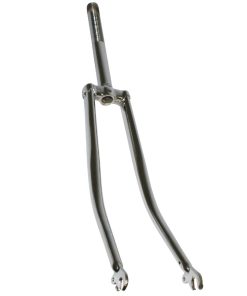 Fourche City 650B Rigide Acier Chrome Cintre Guidon Pivot Filete 22,2mm (Cone 26.4)