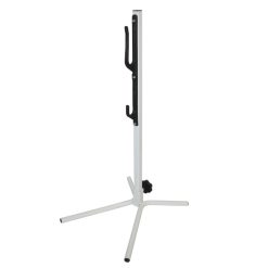 Presentoir-Support 1 Velo Pied Demontable Fixation Sur Base Arriere Blanc Loby