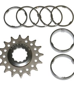 Kit Adaptation Single Speed Pour Pignon 16 Dents Sur Corps Cassette Type Shimano (Avec Entretoises)