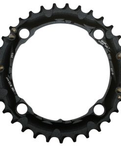 Plateau VTT 4 Branches D.104 Pour SRAM Double-Triple Origine 33 Dents Noir Pour 2-3X10V.