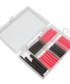 Gaine Thermoretractable Noir et Rouge (Boite de 60 Pieces)