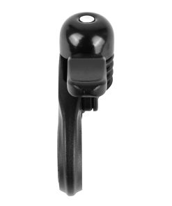 Sonnette Ping Newton Mini Alu Noir Fixation Cintre Guidon 25,4-28,6mm (Vendu A L'Unite)