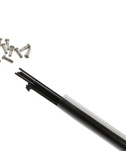 Rayon Inox Noir 2mm L 266mm Tete Coudee Avec Ecrou (Tube de 10)