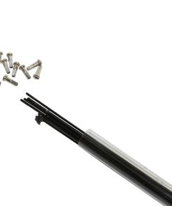 Rayon Inox Noir 2mm L 290mm Tete Coudee Avec Ecrou (Tube de 10)