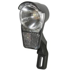 Eclairage Velo A Dynamo Avant Sur Fourche Spanninga Galeo Led 4.5 Lux On-Off (Livre Avec Cable) (43mm) Noir