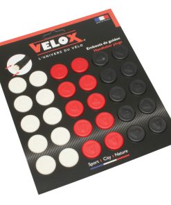 Bouchon de Cintre Guidon Route Velox Rouge(X10) - Blanc(X10) - Noir(X10) (Carte de 30)