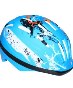 Casque Velo Enfant-Bebe Newton Graff Bleu Avec Lock Taille 44-48 (Vendu En Boite)