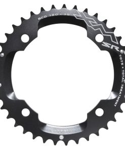 Plateau VTT 4 Branches D.120 Pour SRAM X0-Xx Miche Double 39 Dents Exterieur Noir Alu