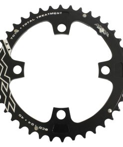 Plateau Vae-E-Bike 4 Branches D.104 Pour Yamaha Miche 40 Dents Exterieur Triple-Double Noir