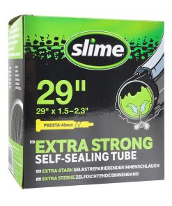 Chambre a Air Velo 29 X 1.85-2.20 Slime Valve Presta Obus Demontable Avec Liquide Anti-Crevaison