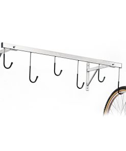 Presentoir-Support Velo Mural Officine Parolin Pour 6 Velos Fixation Sur Roue (126X45Cm) -Gist-
