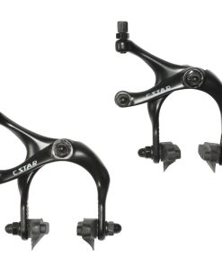 Etrier Frein Route-Fixie Newton Alu Noir Anodise Pour Roue 700 (Paire)