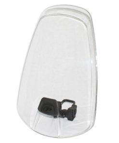 Ecran Protection Transparent Polisport Fixation Cintre Guidon (Ideal Pour Porte Bebe-Siege Enfant Avant) (Vendu A L Unite)