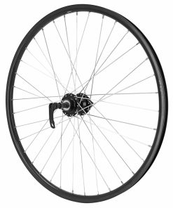 Roue VTT Disque Blocage 26" Gravity Arriere Noir Double Paroi Moyeu Disque 6 Trous 36 Rayons Pour Roue Libre 8-7-6V