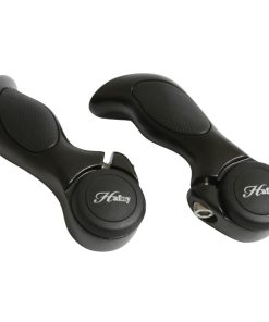Embout de Cintre Guidon Hafny Alu Aero Noir (Paire)