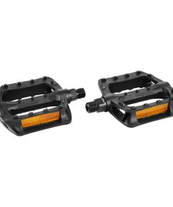 Pedale BMX Newton Resine Noir 9-16" Roulement Du (Paire Sur Carte)