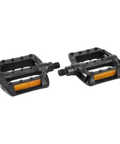 Pedale BMX Newton Resine Noir 1-2" Roulement Du (Paire Sur Carte)