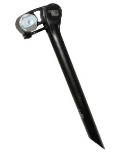 Tige de Selle Route-VTT Ergotec Futura Reglable -10-+50mm Alu Noir Diam. 27,2 L400mm (Homologue Niveau 4)