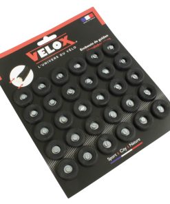 Bouchon de Cintre Guidon Route Vintage Velox Noir A Visser (Sachet de 30)